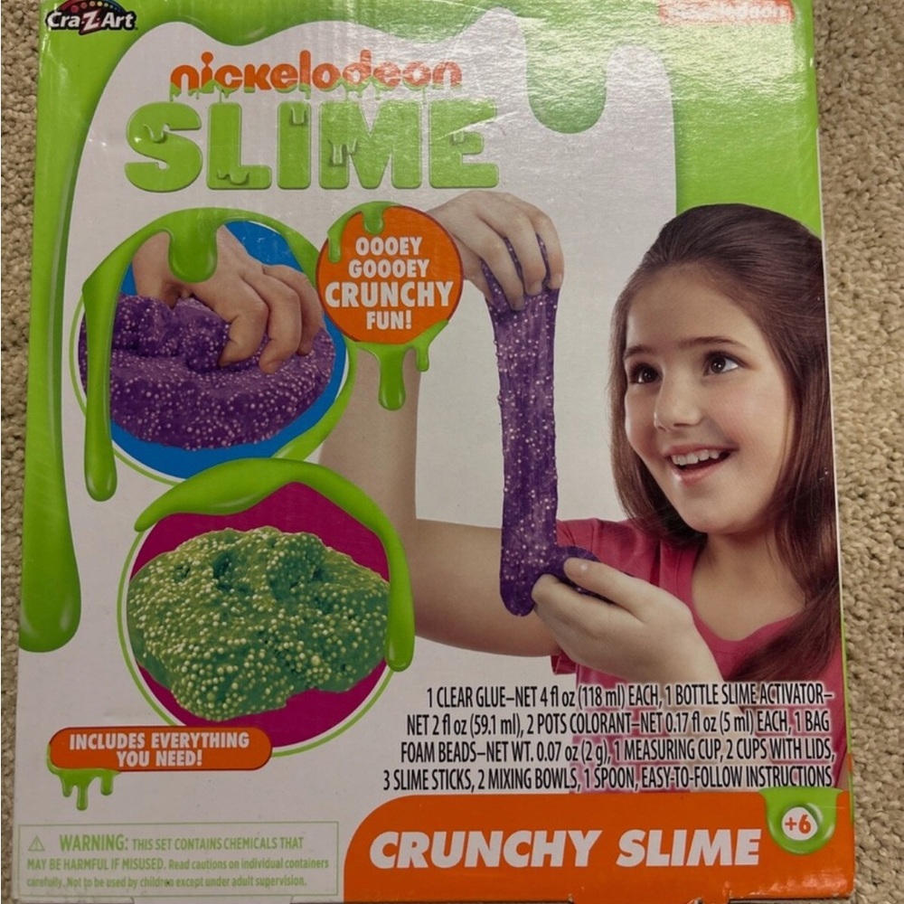 Nickelodeon Slime Kit with Purple and Green Colors